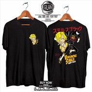 VINSMOKE SANJI RAID SUIT STEALTH BLACK GERMA 66 One Piece Anime T-shirt