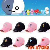 Bts Bt21 Character Baseball Cap Bt21 Kpop Bts Character Baseball Cap