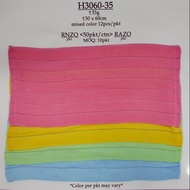 TOWEL MIX COLOUR 30 x 60 CM ( 12 PCS )