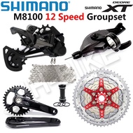 SHIMANO DEORE XT M8100 Groupset 32T 34T 36T 170 175mm Crankset Mountain Bike Groupset 1x12 Speed CSM