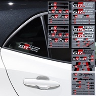 Toyota Car Stickers GR Decorative Decal Modified Reflective Stickers For BRZ/Reiz/86GT/GAZOO
