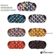 KOREA ROSA.K MONOGRAM GLASSES CASE-7 colors -Directly from Korea
