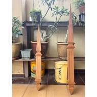 Chengal Roof Finial (Tunjuk Langit / Buah Butong Chengal) - 3" x 3" x 3'