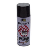 Bosny สีสเปรย์ อะครีลิก บอสนี่ สีดำด้าน #4 ป้องกันสนิม  พ่นรถจักรยานยนต์ ตู้เย็น เฟอร์นิเจอร์ รถยนต์ เครื่องใช้ต่างๆ