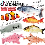 @@ 66 Tik Tok Fish Simulation Electric Fish Props Pet Jumping Fish Jumping Fish Plush Fish Props 6er