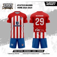 ALT3T1C0 MADR1D H0ME Short Football Jersey FULL FREE custom name and number for adults and children