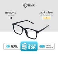 HMK Eyewear Square Plastic Glasses Frame Unisex Fashion Large Form High Cut - HMK8380