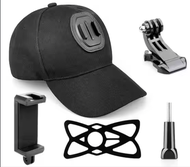 Baseball Cap Hat with Action Cam Mount for Insta360 Go Ultra/X5/ACE PRO 2/GoPro//DJI Osmo Nano/OSMO