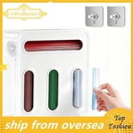 [TopFashion] Food Storage Bag Organizer 4 in 1 Plastic Sandwich Bag for Kitchen Storage, Holds Gallo
