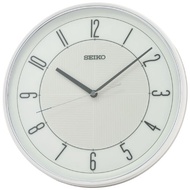 [Powermatic] Seiko QXA816 QXA816W White Analog Plastic Case Numerals Quartz Wall Clock