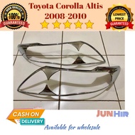 Toyota Corolla Altis 2008 to 2010 Headlight Head Light Chrome Cover