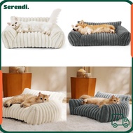 SERENDI Pet Bed, Washable Removable Warm Pet Sofa,  Comfortable Small Dog Sofa Pet Supplies
