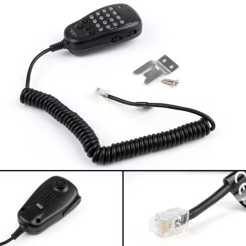 Artudatech 1Pcs DTMF MH-36 Microphone For Yaesu FT-90R FT-8000R FT-8100R Radio FT90R FT2600M FT3000M