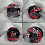 HELMET CASCO KYT HELLCAT MIMETIC RED