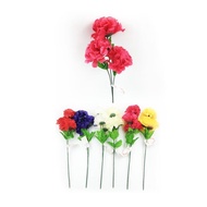 Artificial Flowers Fake Plastic Ix 1 Bouquet With 3 Flowers!