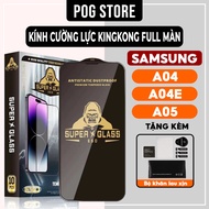 Samsung Galaxy A04, A04e, A05 Kingkong full screen tempered glass | Screen protector for ss