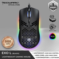 Tecware EXO L, Lightweight Gaming Mouse, 69g, 6400DPI [2 Color Options]