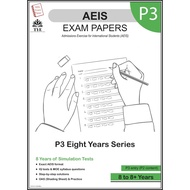AEIS Mathematics practice test exam paper assessment book - Primary 3 Math (P3)