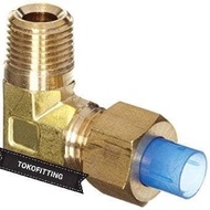 LOKAL Choice - Hose Nipple Fitting Elbow 6Mm X Thread 1/ 8" Brass - Local