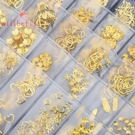 [WillBeRedS] Mix Glitter Metal Frame Nail Art UV Epoxy Resin Molds Jewelry Filling Materials For DIY Crafts Jewelry Nails Accessories [NEW]