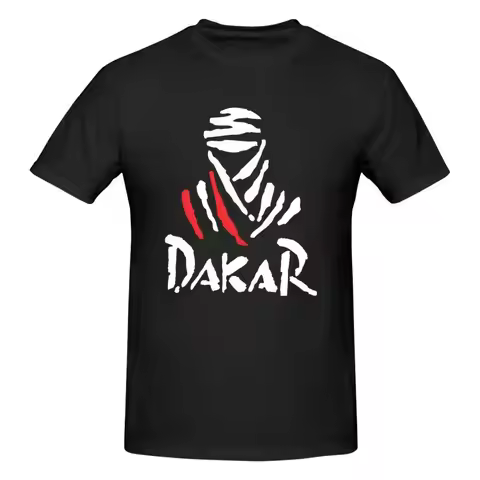 Dakar Rally Motorcycle Shirt Motorcycle Dakar Rally Graphic Print T Shirt Men Large Size Cotton Casu