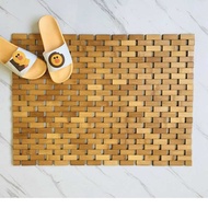 Bamboo Mat Bamboo Bathroom Floor Mat Bamboo Woven Floor Mat Bamboo Anti-slip Mat Toilet Foot Mat Thi