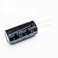 Electrolytic Capacitor In-Line 63V3300UF Specification: 18X35 Plug-In Aluminum Electrolytic Capacito