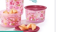 Tupperware Bloom Delight One Touch Set 2pcs 600ml (2)