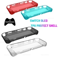 Transparent TPU Protective Shell Case For Nintendo Switch OLED Console Anti-Scratch Cover Console Accessories