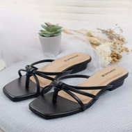 Yudina Heels Women's Shoes Pum Heel Chunky Heel Tofu Cross Strap Beautiful Latest White