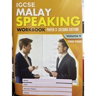 IGCSE MALAY SPEAKING WORKBOOK PAPER 3, 2ED VOL.4.  BY SYAHRIL OTHMAN -9789671960233