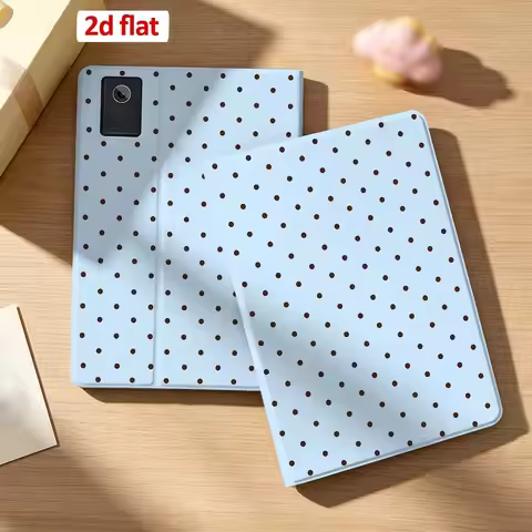 Pink White Polka Dot Case For Lenovo Xiaoxin Pad 11 P11 P12 Gen 2 Pro Plus Idea Tab GT 5G Pen Tray T
