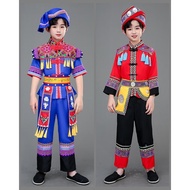 Thailand Cambodia Costume for Boys Kids Children Performance Costumes Minority National Costume Unit