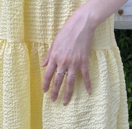 Wavy ring handcrafted by minormood แหวนเงินแท้ 925