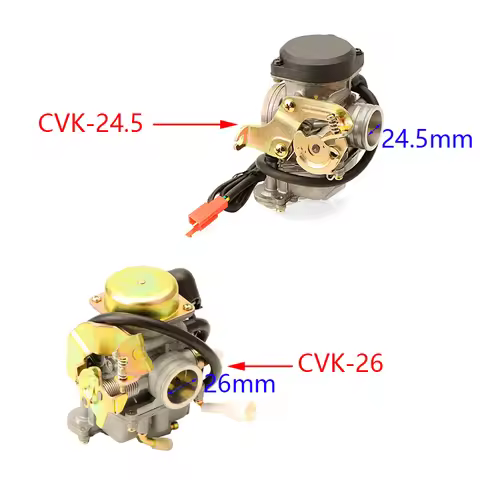Motorcycle CVK24 24.5mm CVK26 26mm Carb Carburetor for GY6 100 125 150 200 Cc Scooter ATV Replace Qu