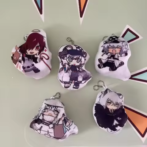 Anime Game Arknights Cliffheart Peripheral Soft Stuffed Plush Toys Hobbies Exquisite Kawaii Bag Deco