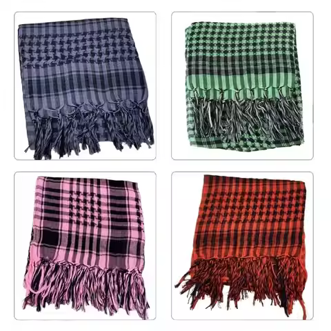 39BD Arab Hijab Head Scarf Shemagh Scarf Arabian Headscarf Ethnic Head Covering