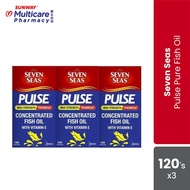 Seven Seas Pulse Pure Fish Oil 120's x3