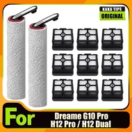 Accessories For Dreame G10 Pro / H12 Pro / H12 Dual Vacuum Cleaner Roller Brush and HEPA Filter Repl
