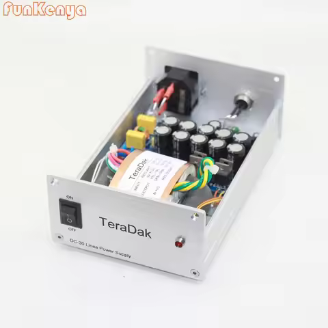 Low Noise AC100-240V DC30W TeraDak Raspberry Pi4B Linear Power Supply Mid-end Version 5V3A 9V2.5A 12
