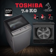 Toshiba Washing Machine 7.0KG AW-M801AM Fully Automatic Soft Close Lid Top Load Washer AW-M801AM(SG)