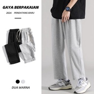 Loose pants, men's long pants, korean style casual pants, men's baggy pants, culottes, baggy pants, 