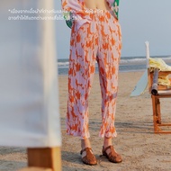 Endless Holiday Flatten Pants HAPPY TANGERINE & BABY BLUE