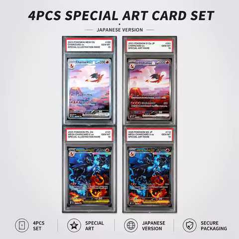 2025 Diy Proxy Ptcg Collection Card Phantasmal Flames 125 Mega Charizard Ex Special Illustration Hol