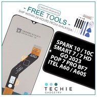 LCD DISPLAY FOR INFINIX SMART 7 X6515 / SMART 7 HD X6516 / TECNO SPARK 10 KI5Q / SPARK 10C / SPARK G