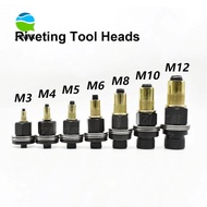 JIAER Rivet Nut Tool, Carbon Steel Rustproof Threaded Insert Tool, Rivet Nut Combination Kit Threade