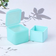 Bg 300g Double Layer Square Makeup Remover Cotton Box Flip Cover Self Matching Tweezers Cotton Pads 