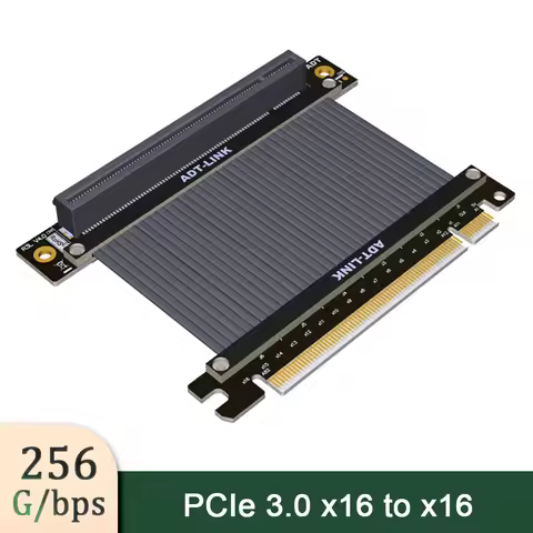 ADT New Graphics Card Extension Cable PCI-E 3.0 X16 ETH Mining Vertical Upright Chassis Compatible w