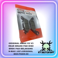 Yamaha Original Rear Brake Pad (B6H-F5805-00) - NMAX V2, NMAX V3