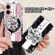 HP Motorola G34 5G G45 Case - Softcase Clear Protect Camera G34 G35 5G - case Motorola G34 5Ghp -442